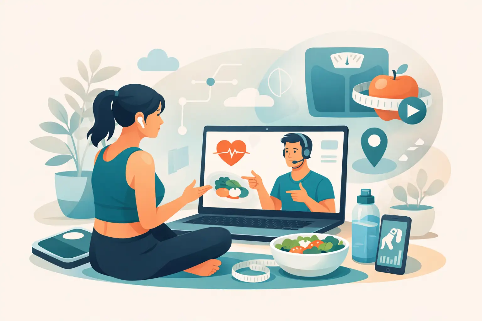 Coaching zum Abnehmen online - sinnvoll?
