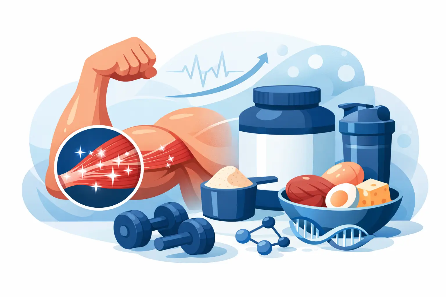 Muskelregeneration mit Protein unterstützen
