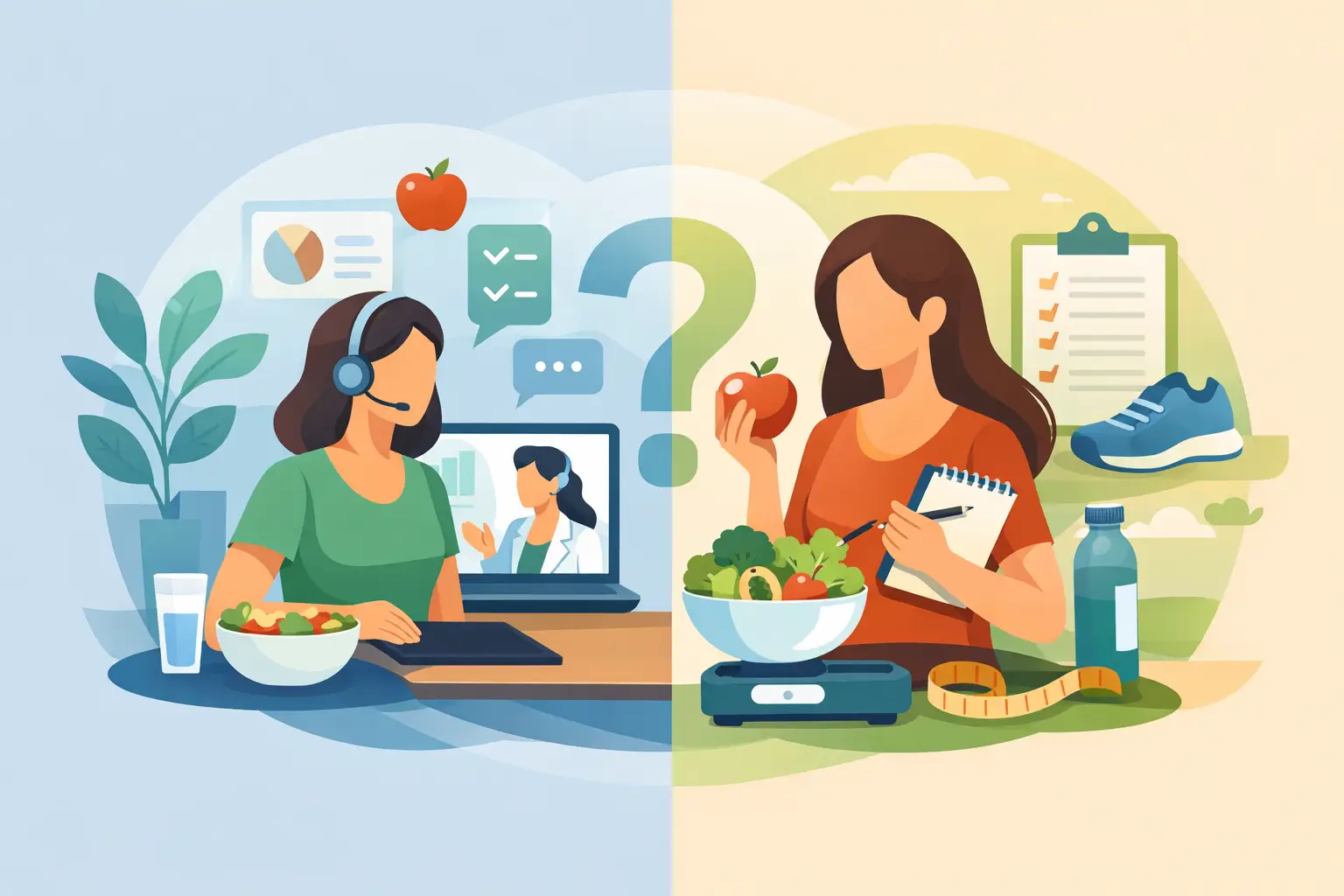Online-Ernährungscoaching oder Selbstversuch?