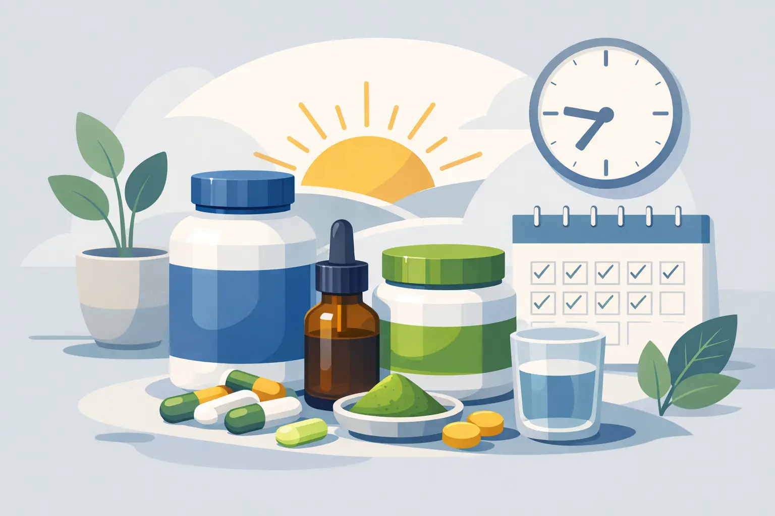 Tägliche Supplement Routine aufbauen: so geht's