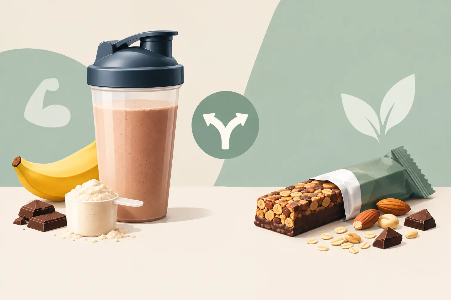 Proteinshake oder Riegel als Snack: Was passt?