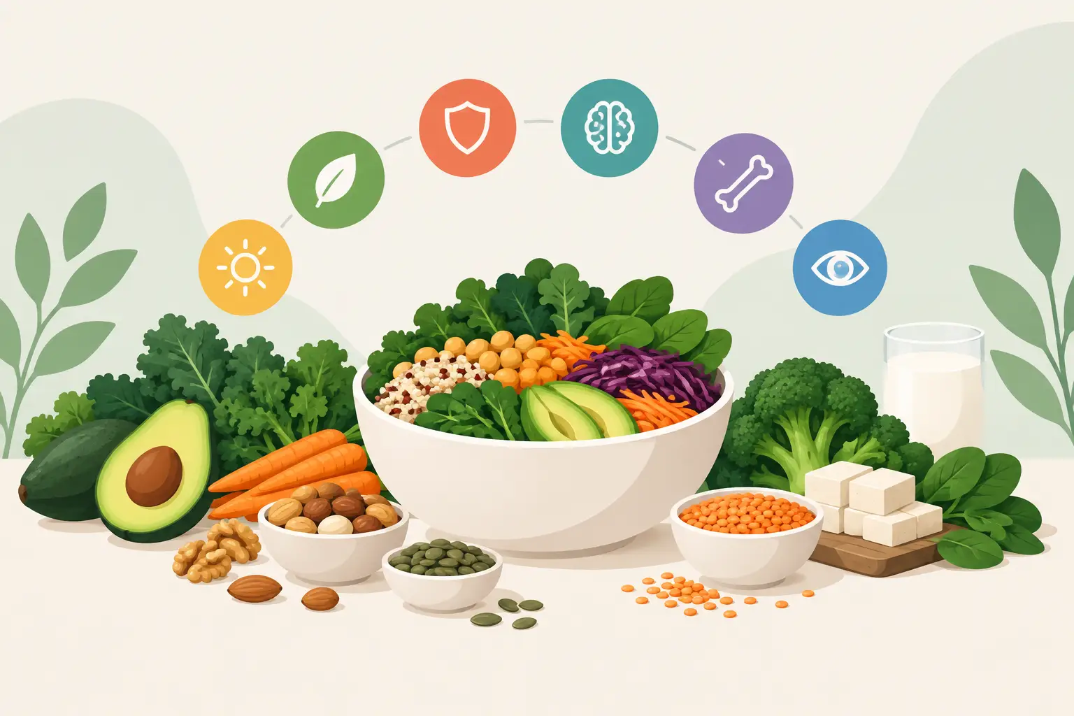 Welche Vitamine bei veganer Ernährung zählen?